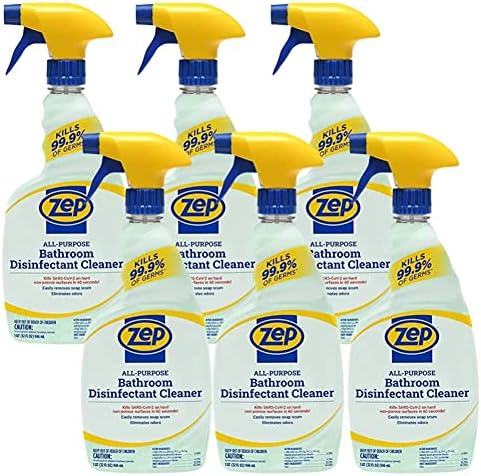 Zep HomePro All-Purpose Bathroom Disinfectant Cleaner - 32oz (Case of 6) | R53406