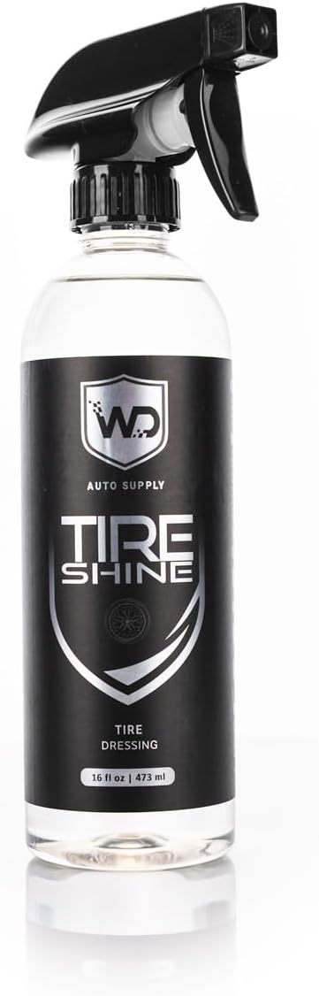Tire Shine - Silicone-Based Formula Creates Lasting Showroom Shine on Rubber Tires and Trim; Ready-to-Use Formula - 16 oz