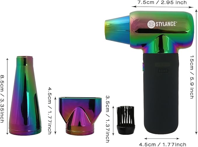 Compressed Barber Air Duster,110000RPM Cordless Vacuum Cleaner, Electric Mini Air Duster for Hair Barber, for Cooling, Cleaning,Salon,Home, Type-C