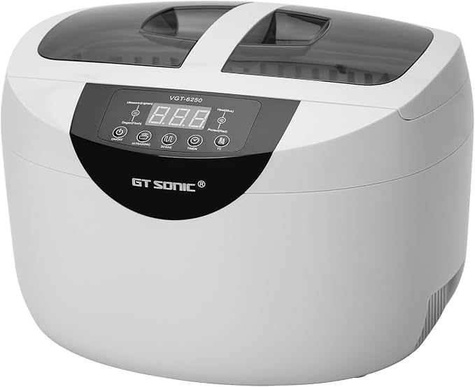 Ul/tra/sonic Cleaner 2.5L, Portable Sonic Cleaning Machine with Timer & Degas, for Jewelry, Eyeglasses, Watches & Small Parts