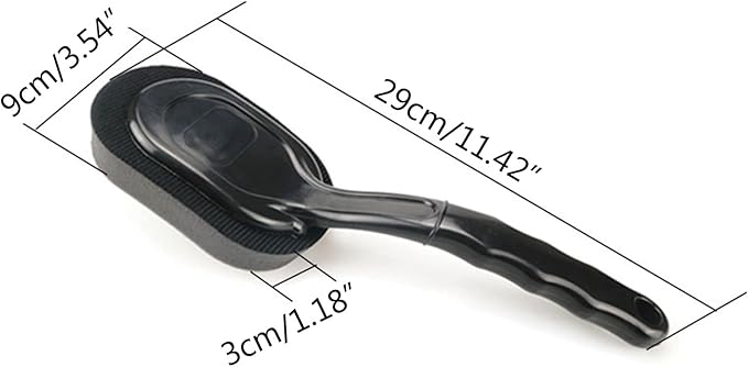 Car Wheel Polishing Waxing Sponge Brush ABS Washing Cleaning Tire Dressing Applicator Pads