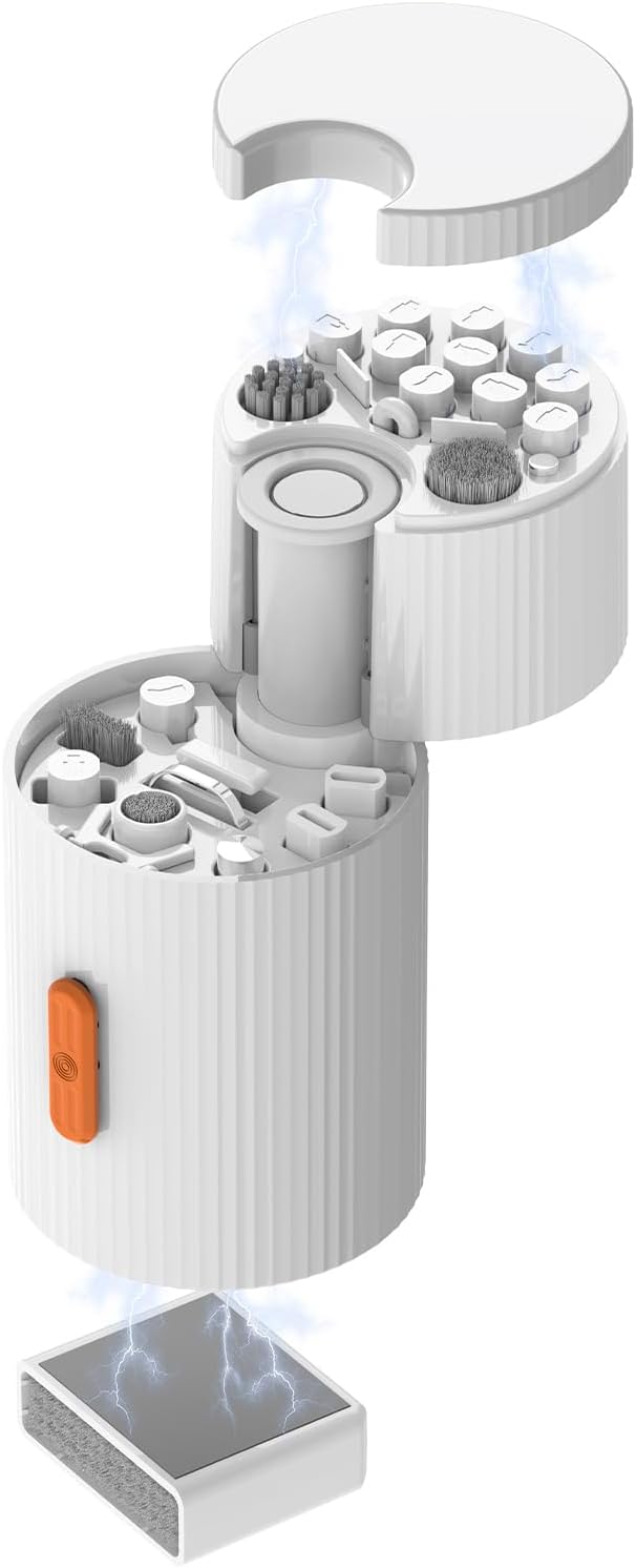 33-in-1 Multi-Functional Cleaning Kit for Electronics inlcuding Headphones,Mobile Phones,Computer,Monitor,Lens and etc, Compact and Portable Design