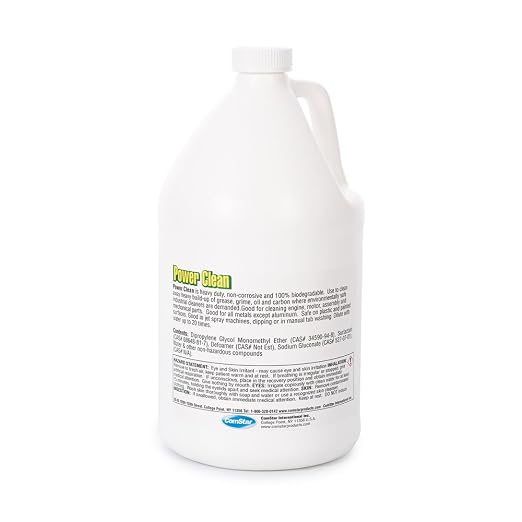 Power Clean, 1 Gallon, Heavy-Duty, Jet Spray, Water-Soluble, Mechanical Parts Cleaner That Removes Away All Heavy Build-Up of Grease, Grime, Oil, Carbon & Deodorizes (55-033)