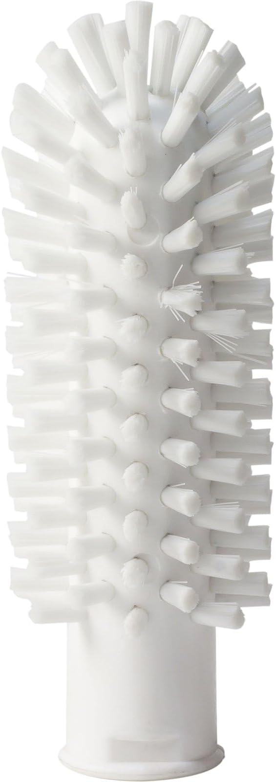 SPARTA Industrial Tank Brush Head Pipe Brush Head, Drain Brush with 3/4" Thread Hole (Handle Not Included) for Commercial Use, Plastic, 2 x 5.7 Inches, White (Pack of 6)