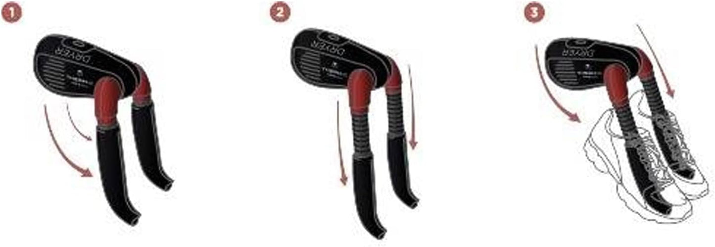THERM-IC Compact Quiet Easy-to-Use Adjustable Foldable Boots & Gloves Dryer (US)