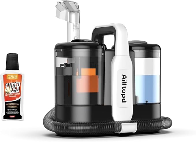 Ailltopd PortableSuction Upholstery Spot Cleaner