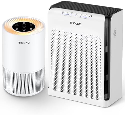 M200L Air Purifiers for Home Large Room 2200ft² + AP-S0610L Air Purifiers for Home Large Room 1200ft²