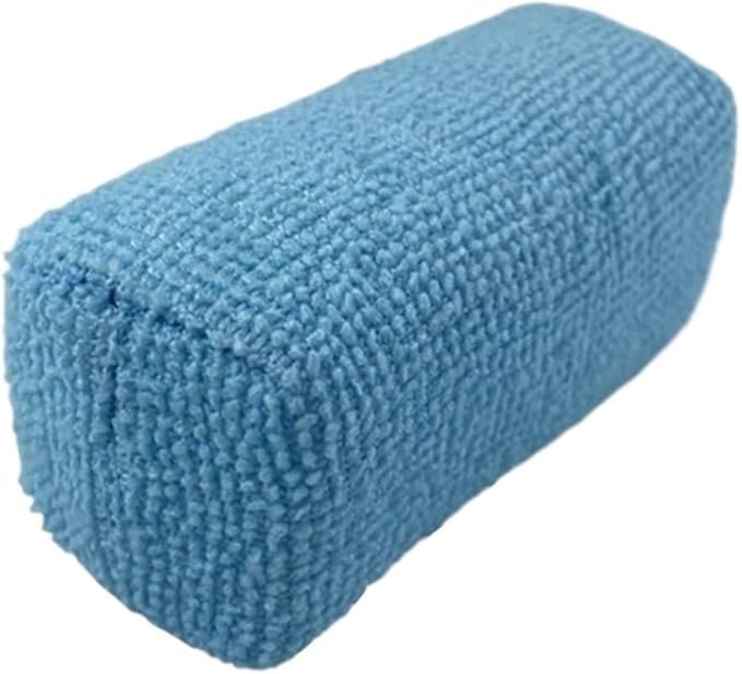 Compatible for 9cm Blue Basic Microfiber Clothes Waxing Applicator Ceramic Coating Sponge(10 PCS Blue)