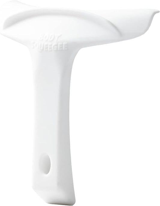 The Body Squeegee Original Silicone Squeegee for Body, Curved Water Remover for Skin, Post-Shower Drying Tool, Hygiene Tool for Reducing Muskiness in Towels, Shower Accessory and Bathroom Essential