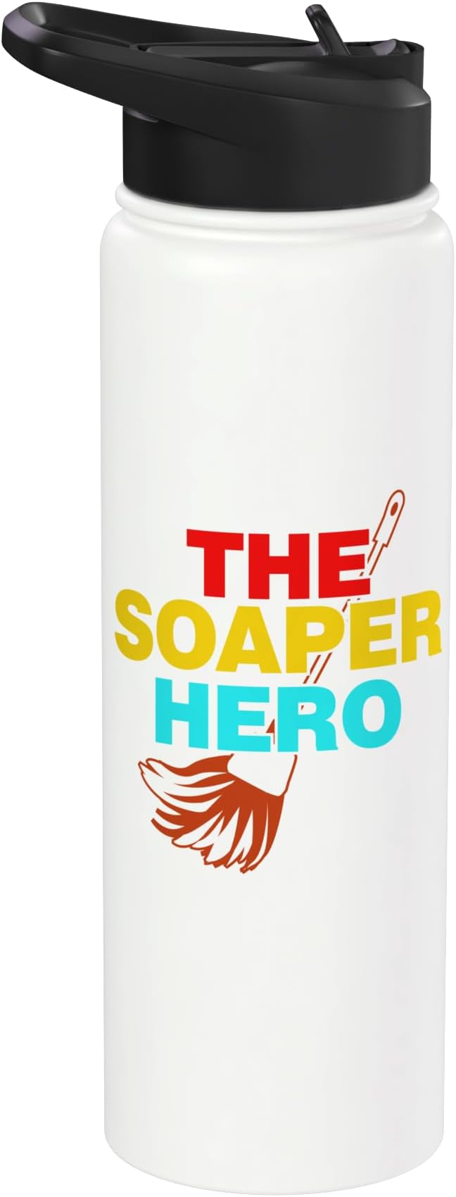 The Soaper Hero Cleaning Stainless Steel Insulated Water Bottle