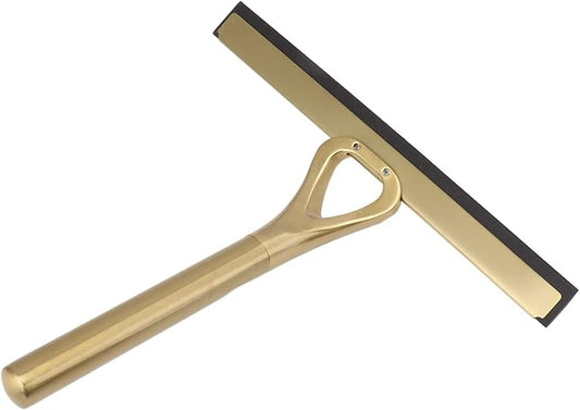 Stainless Steel Squeegee Bathroom Handle Glass Household Glassware Glass Cleaner Glass Brush for Window Cleaning Artifact Scraping Tools Gold Kit Shower Squeegees
