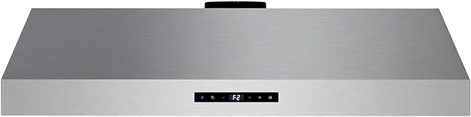 COSMO UMC36 36 in. Haven Collection 380 CFM Ducted Under Cabinet Range Hood, LED Lights, Touch Controls, Stainless Steel
