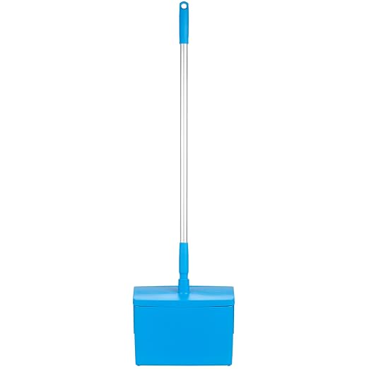 Vikan 56583 Compact Lobby Dustpan, 11.6", Blue