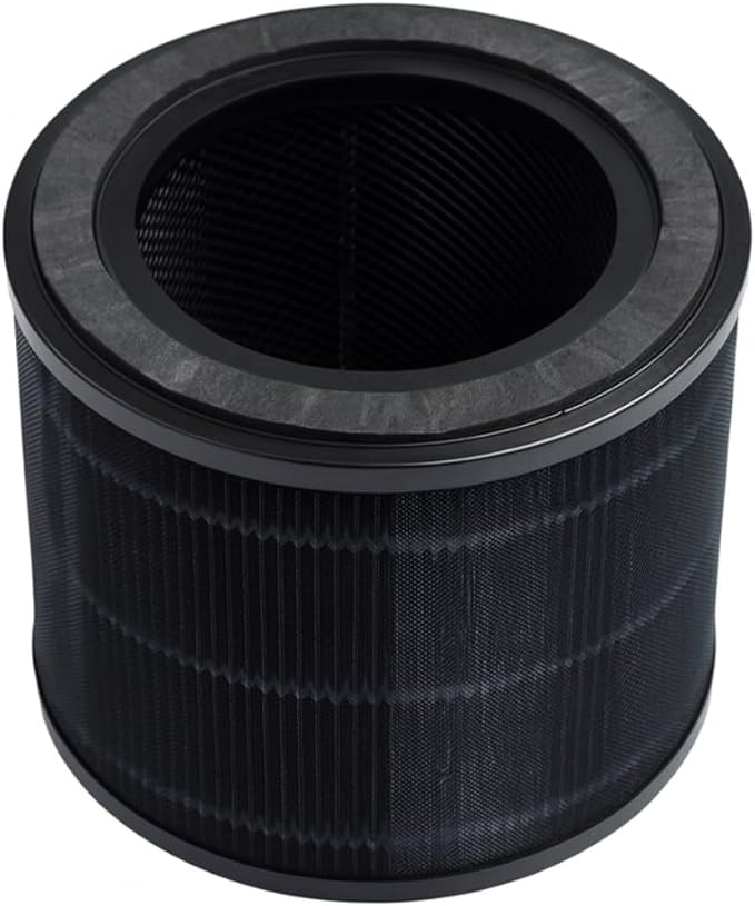 Nispira JL-AP-TB01 Replacement Filter for AirExpect & AirExtend Air Purifiers, 3-Stage True HEPA & Activated Carbon Air Filter, 4 Pack
