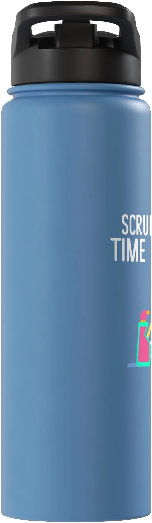Scrub a dub dub time for a Scrub Cleaning Stainless Steel Insulated Water Bottle