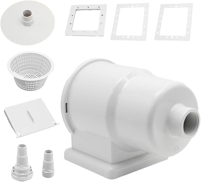 Saihisday Above-Ground Pool Skimmer SP1091LX Dyna-Skim with Accessories Thru-Wall Skimmer Fit for Standard Pool Wall Cutouts