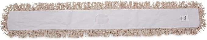 Boardwalk BWK1360 Industrial Dust Mop Head, Hygrade Cotton, 60w x 5d, White