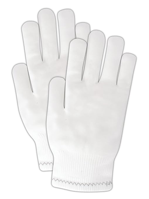 MAGID FiberLock 132NYA Nylon Glove, Knit Wrist Cuff, 11.75" Length, Medium (One Dozen)