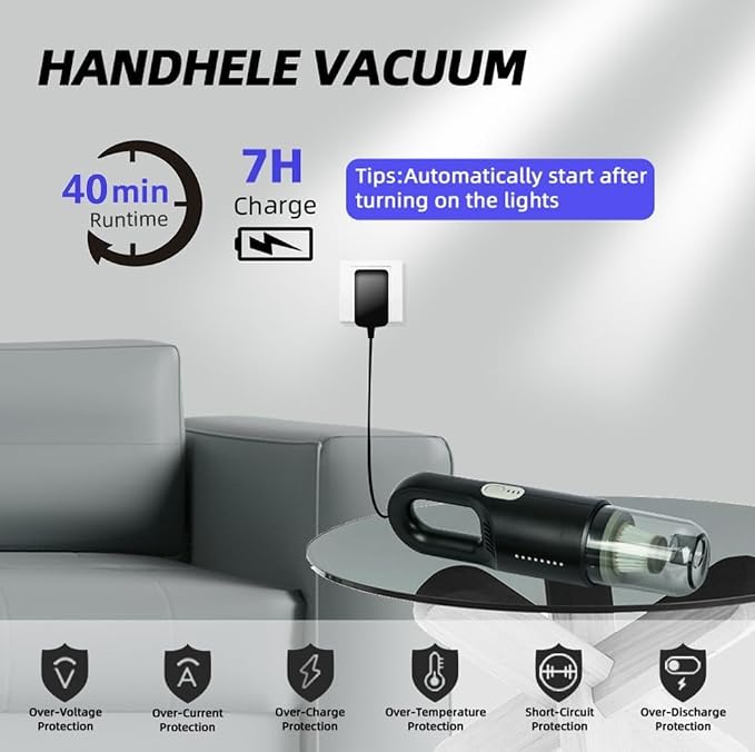 Cordless Vacuum Cleaner, Vacuum and Mop Combo, Lightweight Rechargable Stick Vacuum, Deep Clean and Wash, for Home Hardwood Floor Carpet, Gift for Holidays Birthday