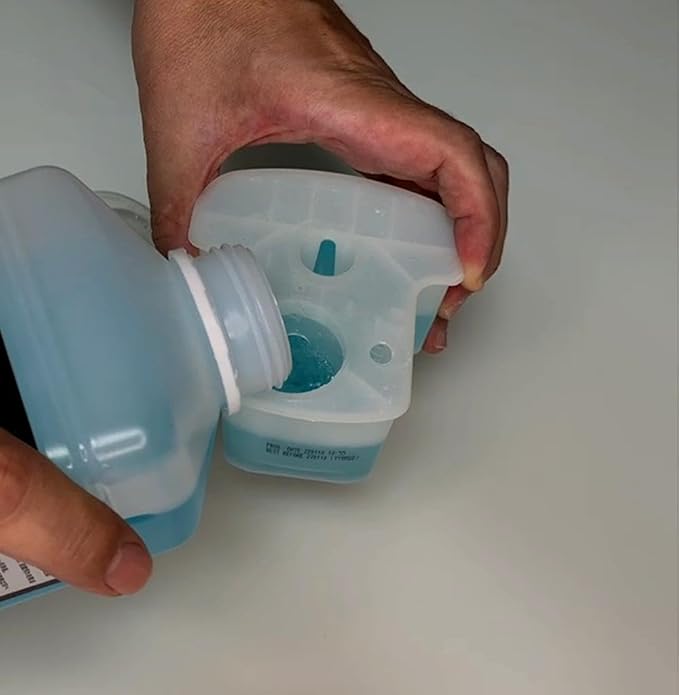 2X Concentrated Shaver Cleaning Solution Refill Compatible with Philips Norelco SmartClean & Quick Clean Pod Systems – Makes Up to 12 Cartridge Refills, 1L (33.8 oz), Made in Japan