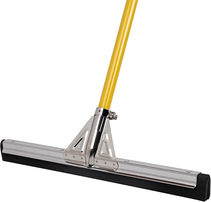 RW Clean Stainless Steel Floor Squeegee - 17 3/4" x 5" x 1 1/2" - 1 count box