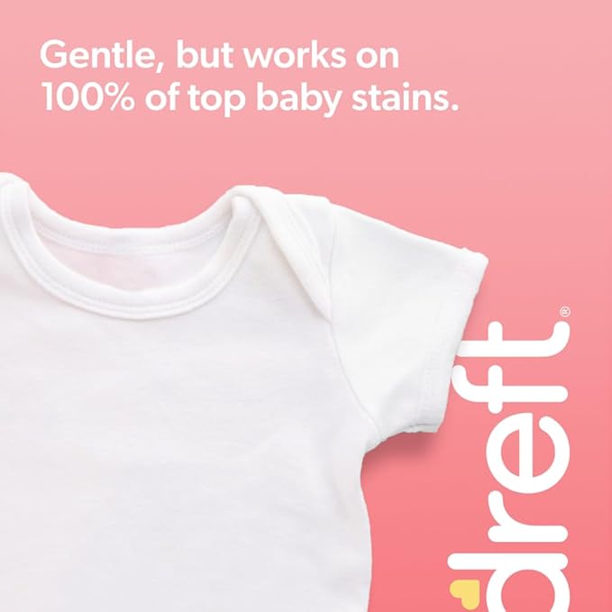 Dreft Newborn Baby Laundry Starter Kit: Newborn Laundry Detergent, Laundry Scent Booster Beads, and Gentle Cleansing Fabric Rinse, Hypoallergenic, Dermatologist Tested on Sensitive Skin
