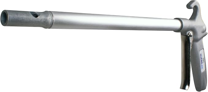 Guardair XtraThrust Safety Air Gun - 18 inch Aluminum Extension, Pistol Style Grip, OSHA Compliant Alloy Nozzle, 1/4 Inch FNPT Inlet (75XT018AA)