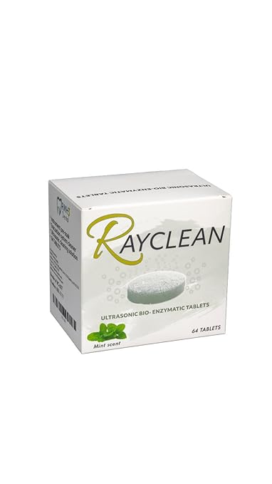 RayClean Dental Ultrasonic Cleaning Tablets – Instrument Cleaner for Dental Labs & Clinics – 64 Tablets