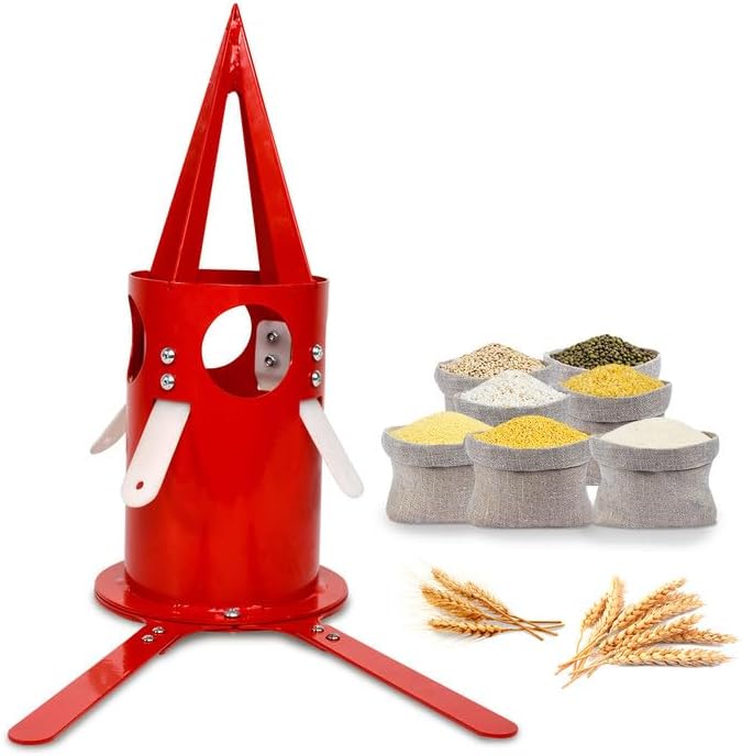 Big Bag Dispenser Bulk Bag Unloader Big bag animal feed unloader for warehouse farm home use Construction Industry (Red)
