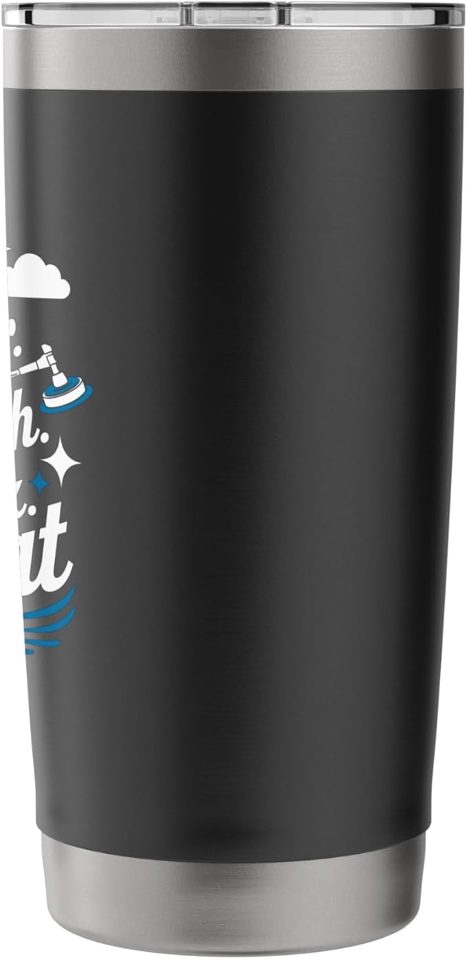 Wash Clay Bar Polish Wax Repeat, Car Detailer Polisher Stainless Steel Insulated Tumbler