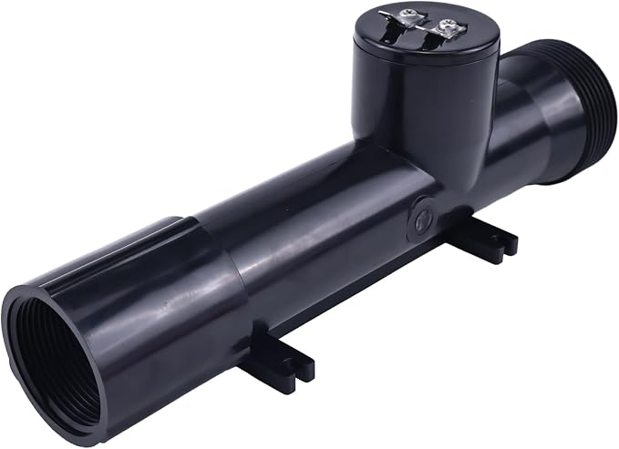 4CH4002-R Black Swimming Pool Ionizer Chamber Compatible with Hybrid Pool Treatment System Above-Ground Pool 4CH4002-R