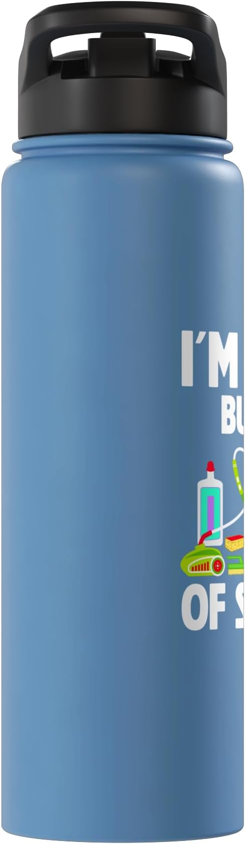 Im in the Business of Sparkle Cleaning Stainless Steel Insulated Water Bottle