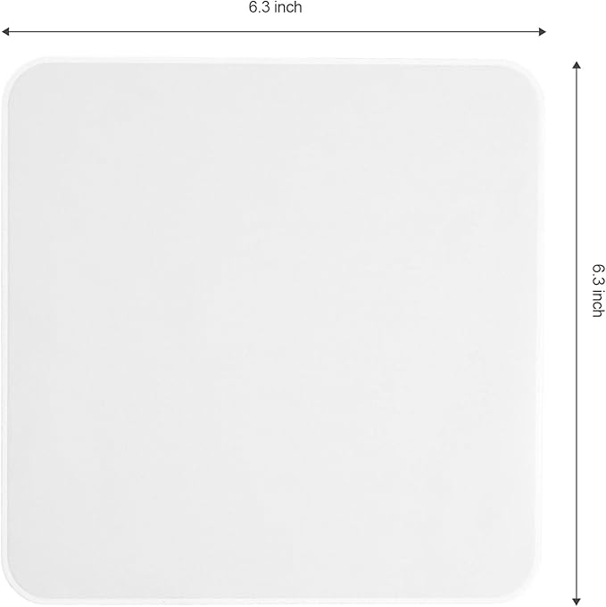 AAwipes Polishing Cloths Double-Layer 5 Packs (6.3" X 6.3", White, 320 GSM) Compatible with Apple iPhone, iPad, MacBook, iWatch, Soft & Nonabrasive Superfine Microfiber Cleaning Cloths (X3602)