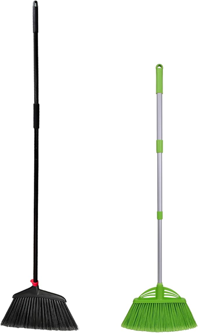 Heavy-Duty Broom- Commercial Broom for Indoor or Outdoor Cleaning