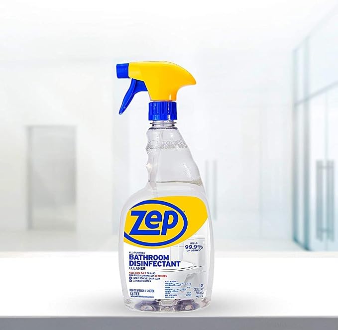 Zep Multi Purpose Surface Disinfectant - 32 Ounces (Case of 12) ZUAPBD32 - Powerful Disinfecting Formula, Kills 99.9 Percent of Germs