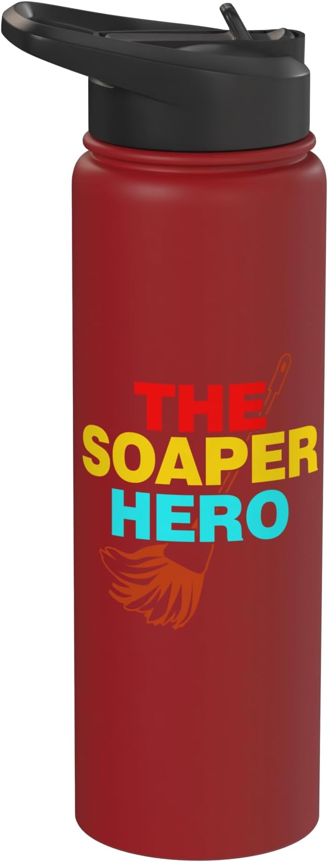 The Soaper Hero Cleaning Stainless Steel Insulated Water Bottle