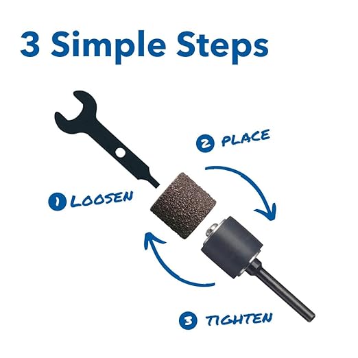 Dremel 770B-01 1/4 in. (6.4 Mm) 60, 120 & 240 Grit Sanding Band Variety Kit