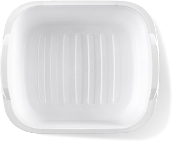 Sterilite 12 Quart Durable Heavy Duty Reinforced Plastic Kitchen Dishpan Basin with Molded Handles for Household Chores and Storage, White, 8 Pack
