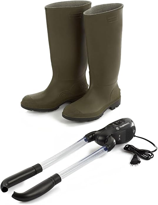Therm-ic Compact Quiet Easy-to-Use Adjustable Foldable Shoe Dryer+ (US) - Fits All Types of Footwear