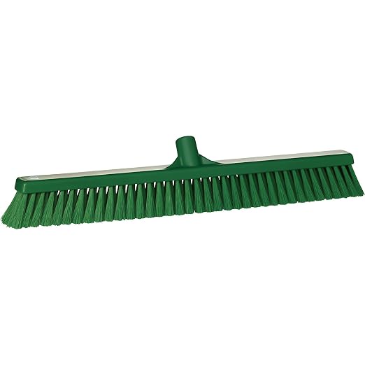 Vikan 24 in Sweep Face Broom Head, Soft, Synthetic, Green 31992-1 Each