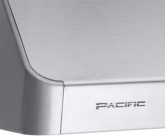 Pacific Auto Clean Under Cabinet Ducted Range Hood 42" - 900 CFM Powerful 6-Speed Kitchen Vent Hood - Electric Stainless Steel - LED Lights, Auto Steam Cleaning, Removable Grease Tray AC3342BS