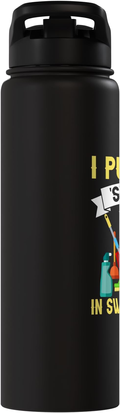 I put the Sweep in Sweepstakes Cleaning Stainless Steel Insulated Water Bottle