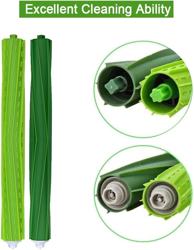 Replacement Parts for iRobot Roomba s9 (9150) s9+ s9 Plus (9550) s Series Vacuum Cleaner, Accessories includes 1 Set of Multi-Surface Rubber Brush,4 Side Brushes,4 Filters,4 Dust Bags