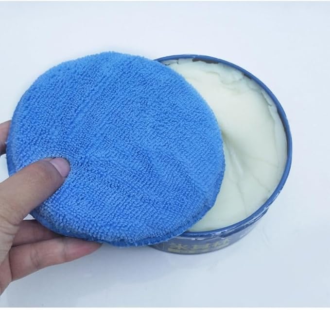 5/10/20PCS Soft Microfiber Car Detailing Applicator Pads - Round Pocket Foam Sponges for Waxing and Polishing Car Care(10PCS)