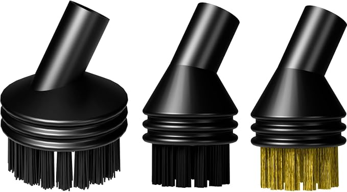 3 Pack Steam Cleaner Accessories Set,Compatible Steam Cleaner,Replacement Parts Accessories Cleaning Brush Head for FL-SC-003 Steam Cleaner Hard Surface