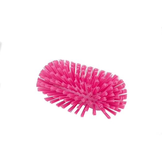 SPARTA Tank and Kettle Scrub Brush Heavy-Duty Tile Brush, Color-Coded and Handle Compatible (Sold Separately) for Optimal Access In Spacious Containers, Plastic, 5.5 X 9.5 Inches, Pink, (Pack of 2)