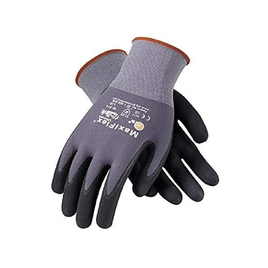 PIP 34-874/XXXL Maxi Flex Ultimate 34874 Foam Nitrile Palm Coated Gloves, Gray, 3XL (36 Pair)