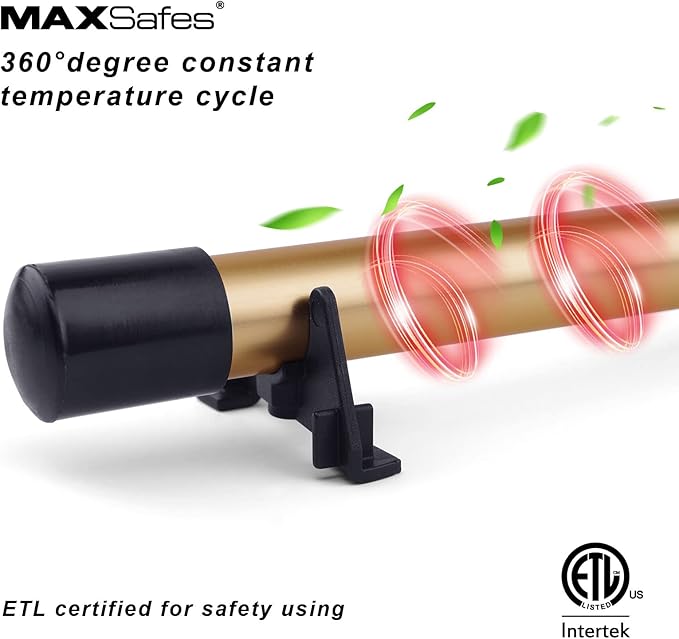 MAXSafes Gun Safe Dehumidifier Rod, Dry Rod - Easy Installation Plug-in Electric Dehumidifier Eliminates Moisture for Gun Safes & Cabinets, ETL Approved，12in