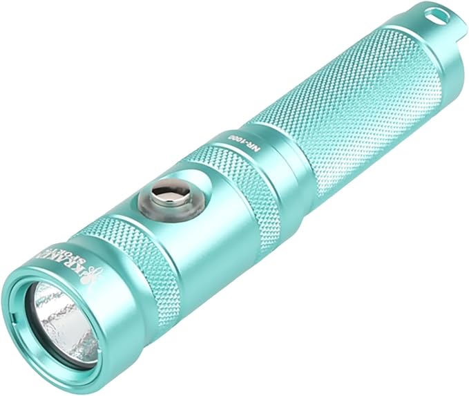Kraken Sports NR-1000 Back Up Dive Light 1000 Lumens, 330ft/100m Depth Rating, 90 Minutes Burn Time at Full Power, Seafoam