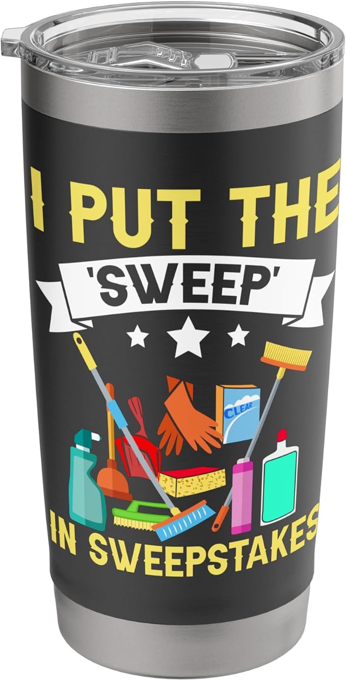 I put the Sweep in Sweepstakes Cleaning Stainless Steel Insulated Tumbler